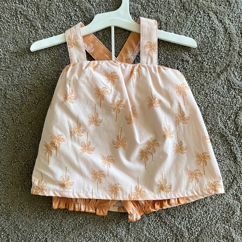 NWT Carters 2 Piece Palm Tree Set
